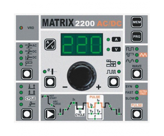 Инвертор для аргонодуговой сварки всех металлов CEA MATRIX 2200 AC/DC