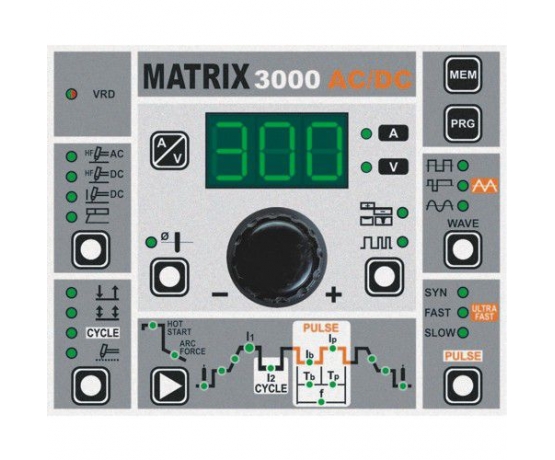 Инвертор для аргонодуговой сварки всех металлов CEA MATRIX 3000 AC/DC